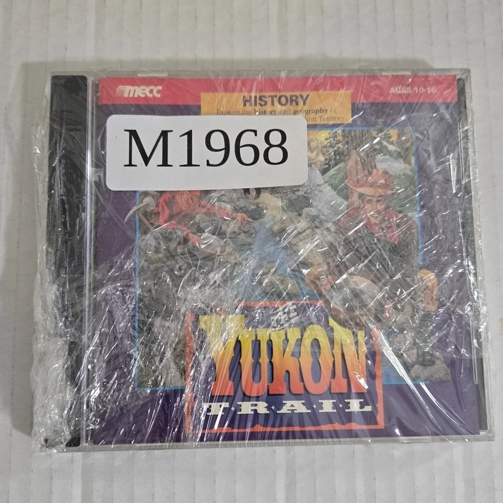 The Yukon Trail PC Mac Game 1994 MECC CD-ROM Vintage Oregon Trail Era (CIB)